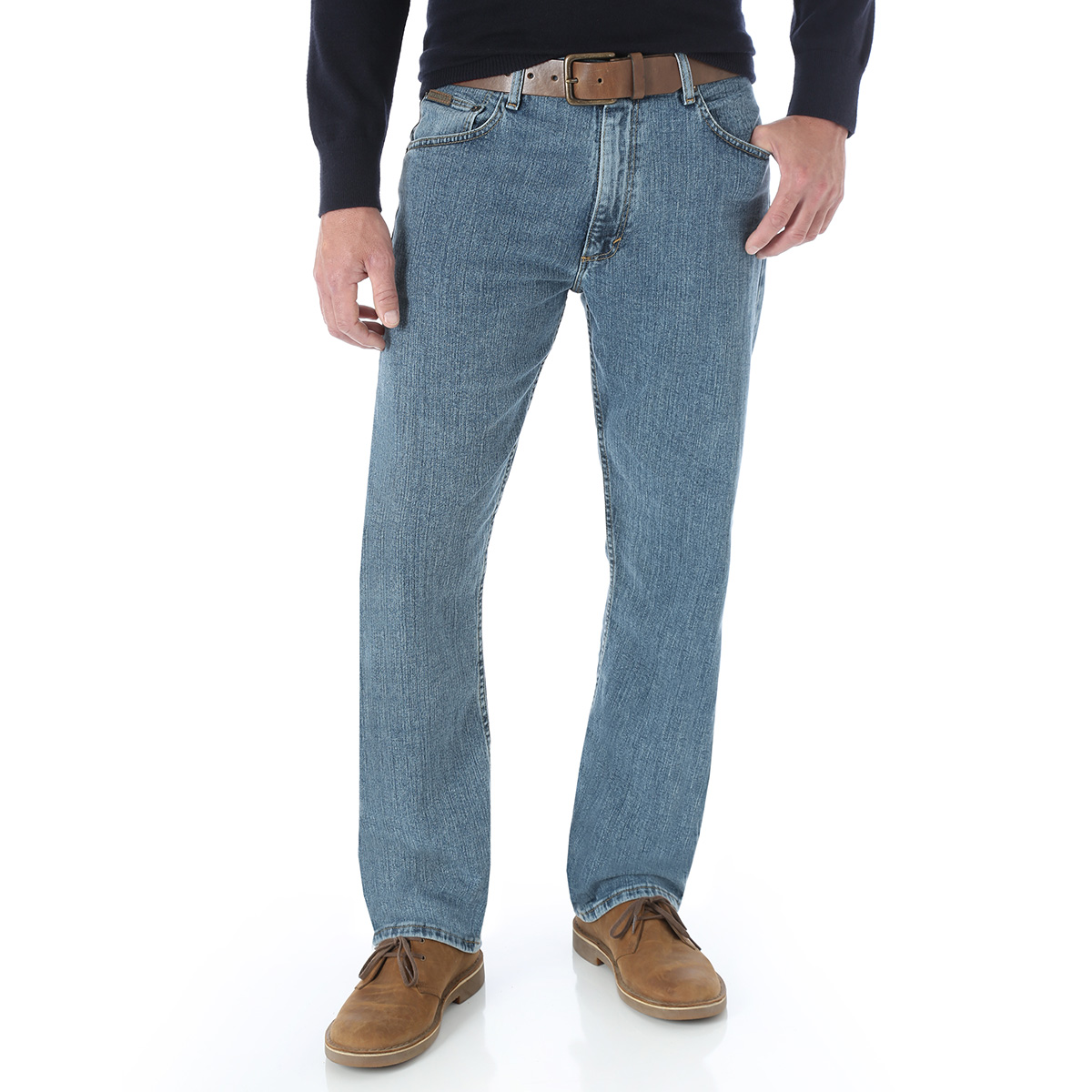 Genuine Wrangler Men's Advanced Comfort Regular Fit Jeans