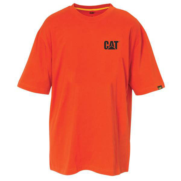 CAT Men's Trademark Tee - Orange, XXL