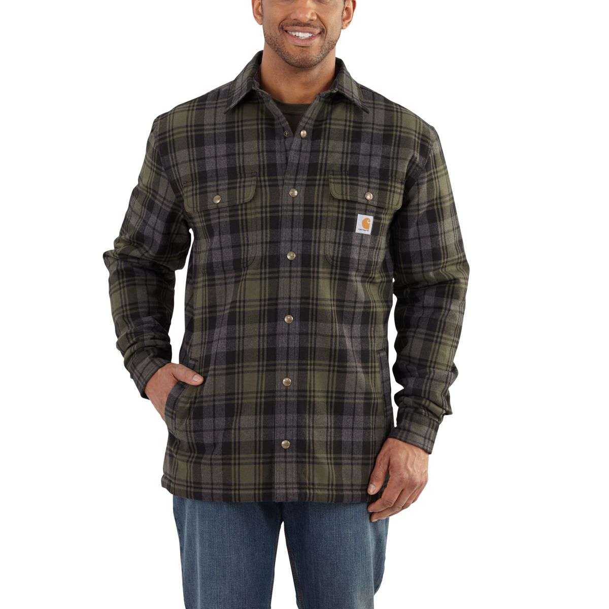 Как называется рубашка из плотной ткани. Carhartt Hubbard Sherpa lined Shirt. Carhartt Hubbard Sherpa lined Shirt Jacket. Carhartt Flannel Shirt Sherpa. Carhartt Sherpa lined.