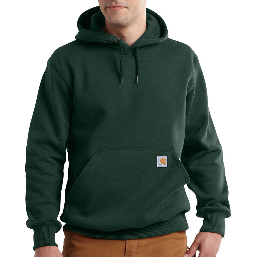 Carhartt Men's Paxton Hooded Sweatshirt - Green, S