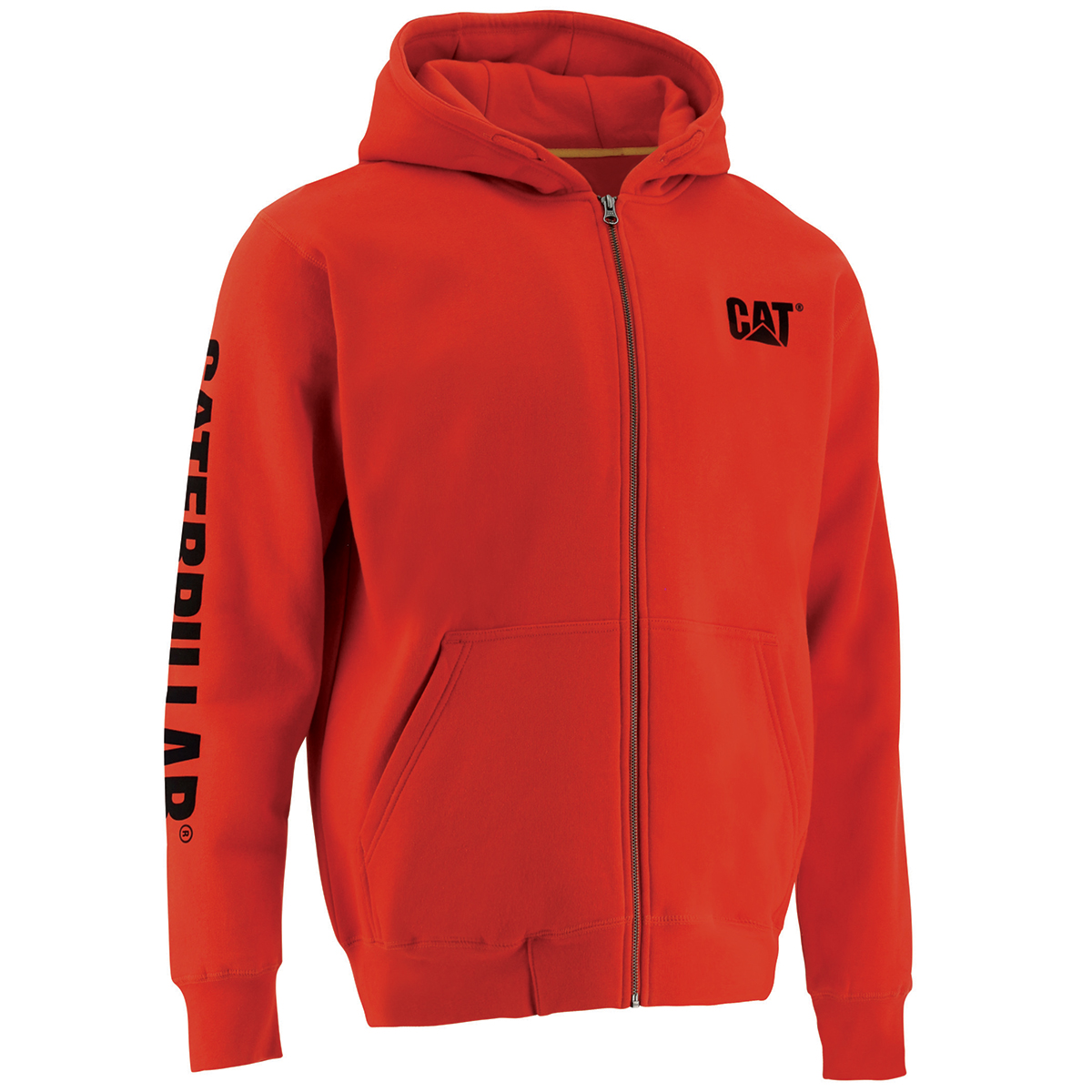 CATERPILLAR Men's Banner Sleeve Full-Zip Hoodie