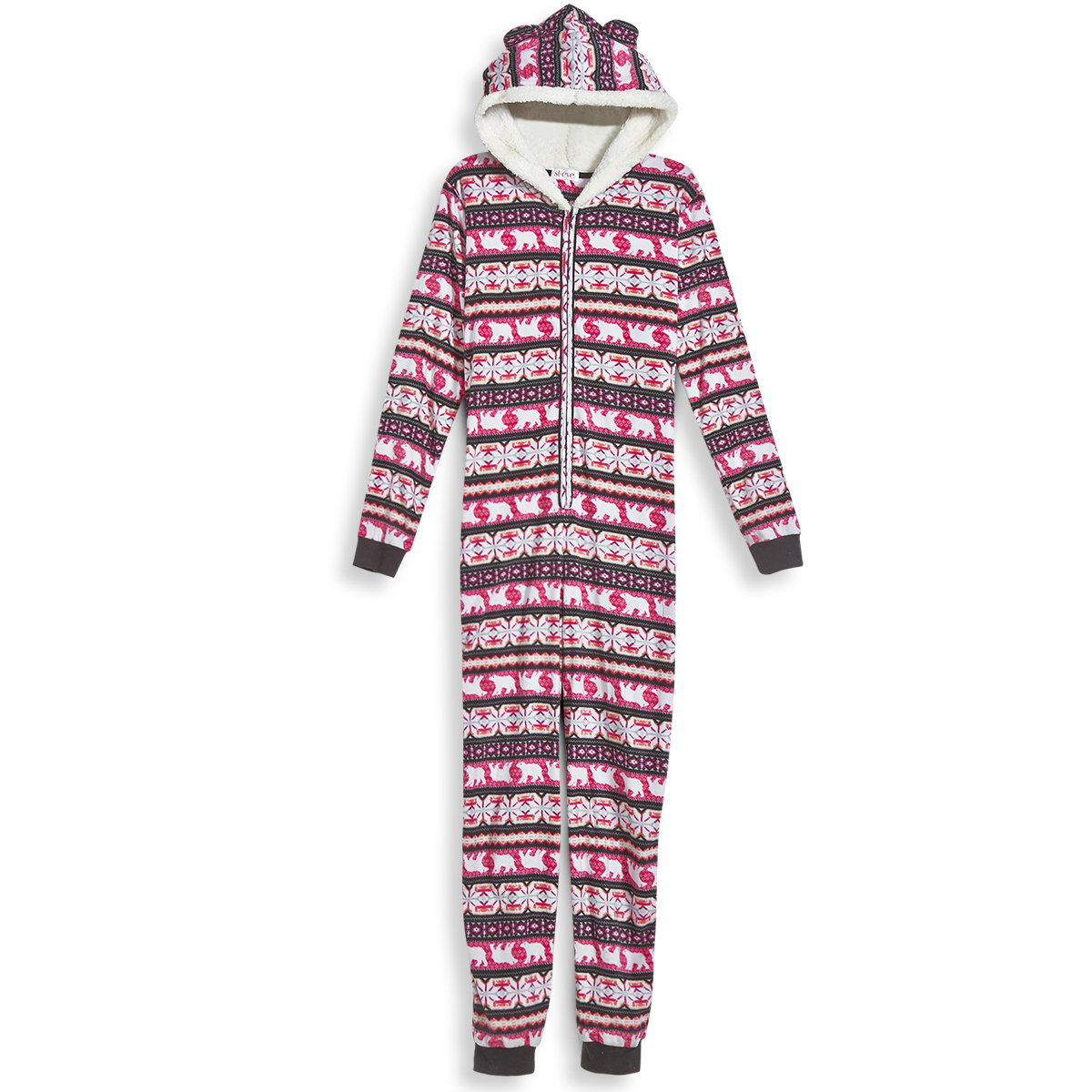 St. Eve Women's Microfleece Onesie - Various Patterns, S