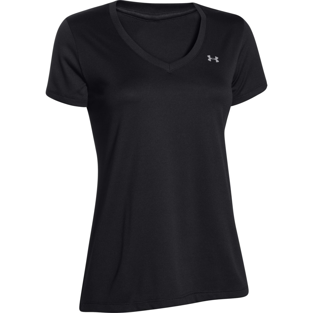 Under Armour Women's Ua Tech V-Neck Tee - Black, M