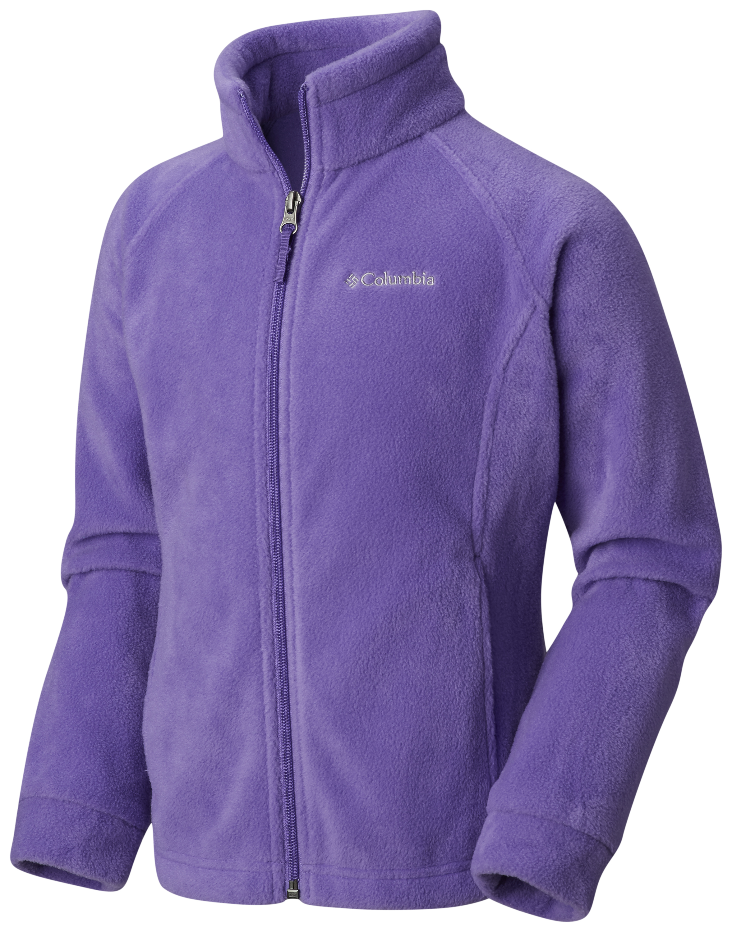 Columbia Girls' Benton Springs Fleece - Purple, M