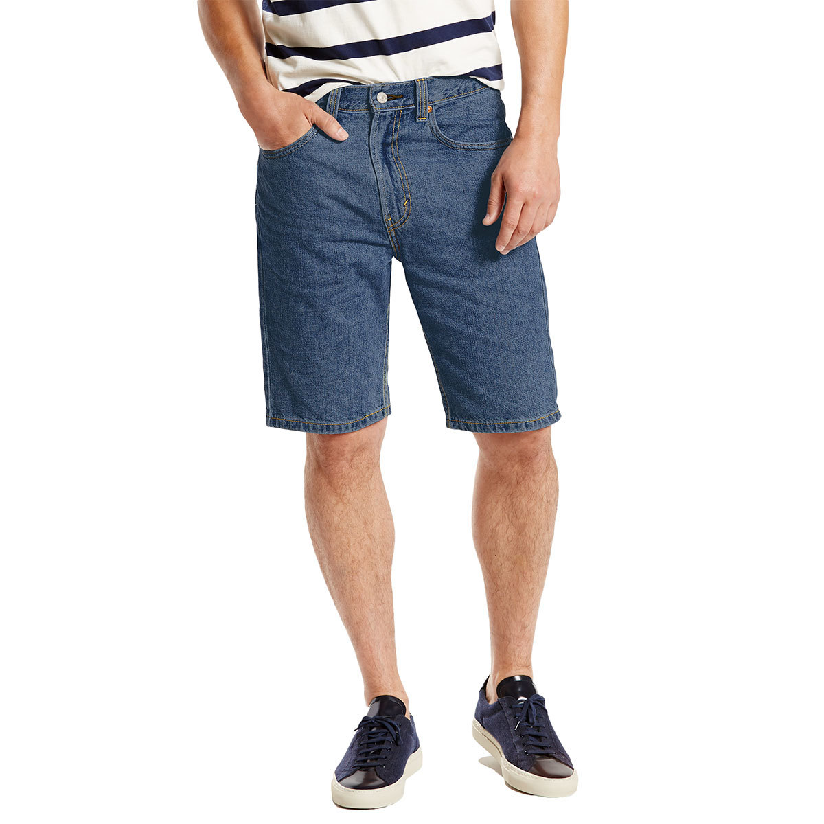 Levi's Young Men's 505 Regular Fit Denim Shorts - Blue, 30