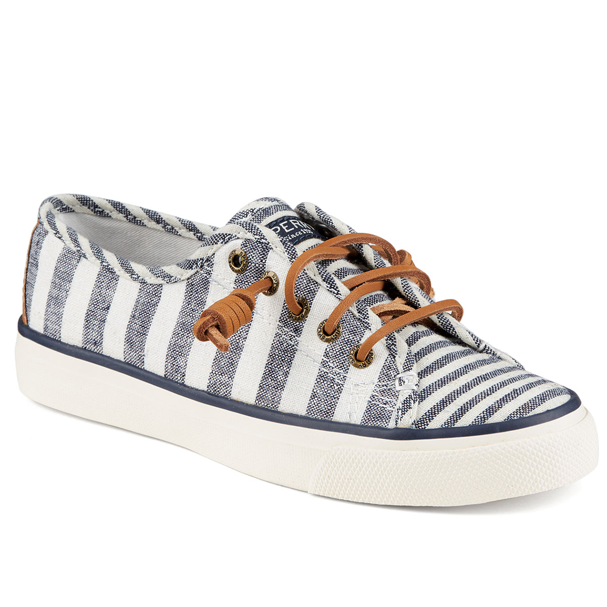 sperry striped sneakers