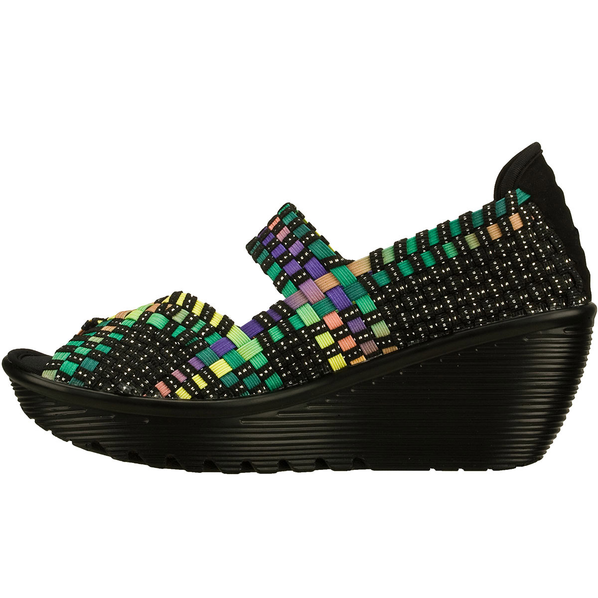 skechers parallel wedge sandals