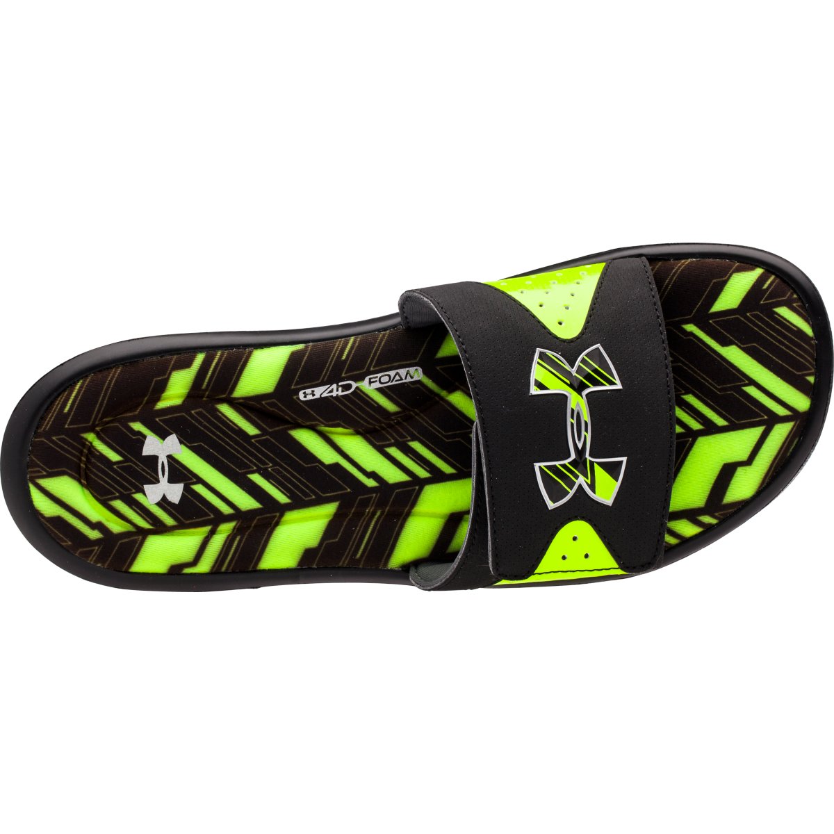 green under armour slides