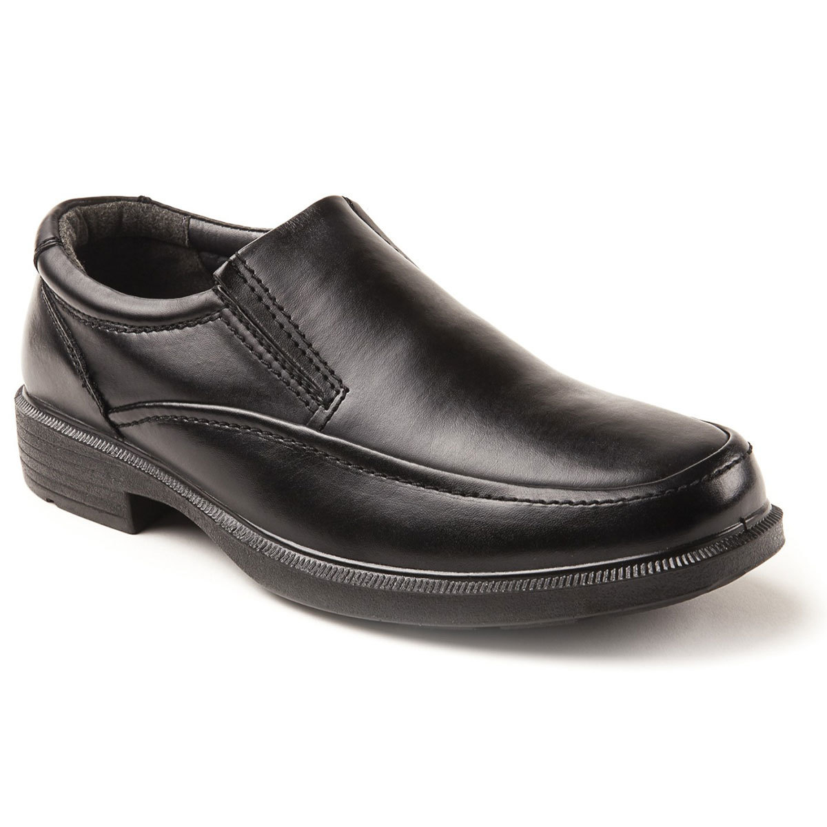 Deer Stags Men's Brooklyn Slip-On Dress Shoes, Wide - Black, 8W