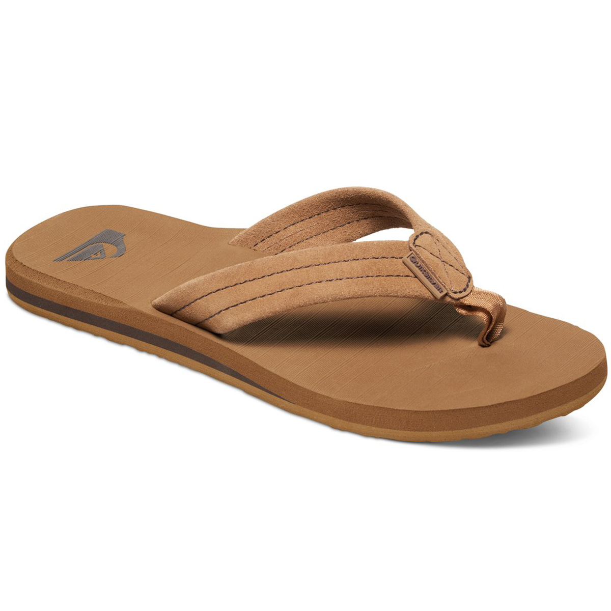 Quiksilver Men's Carver Suede Sandals - Brown, 11