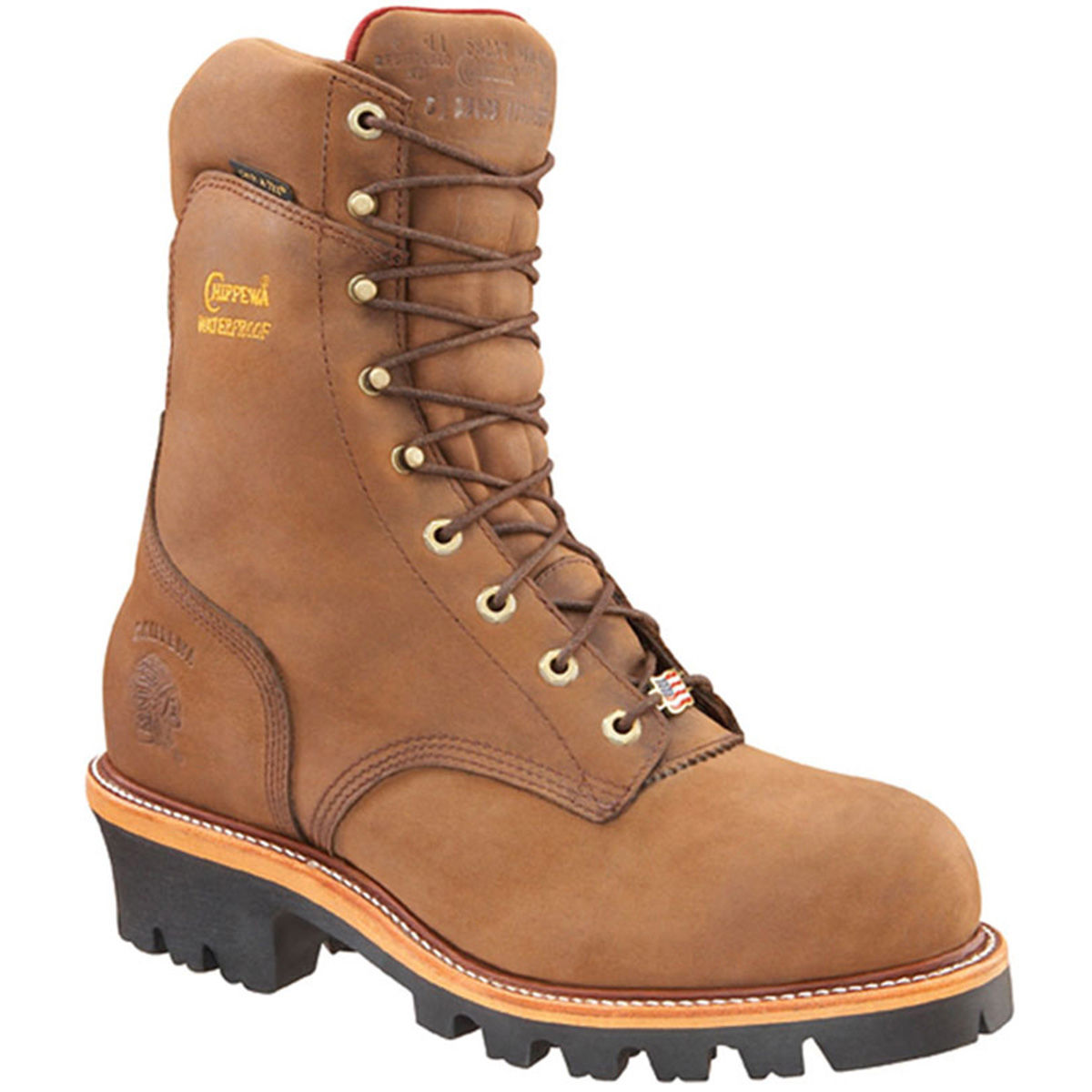 chippewa logger boots near me