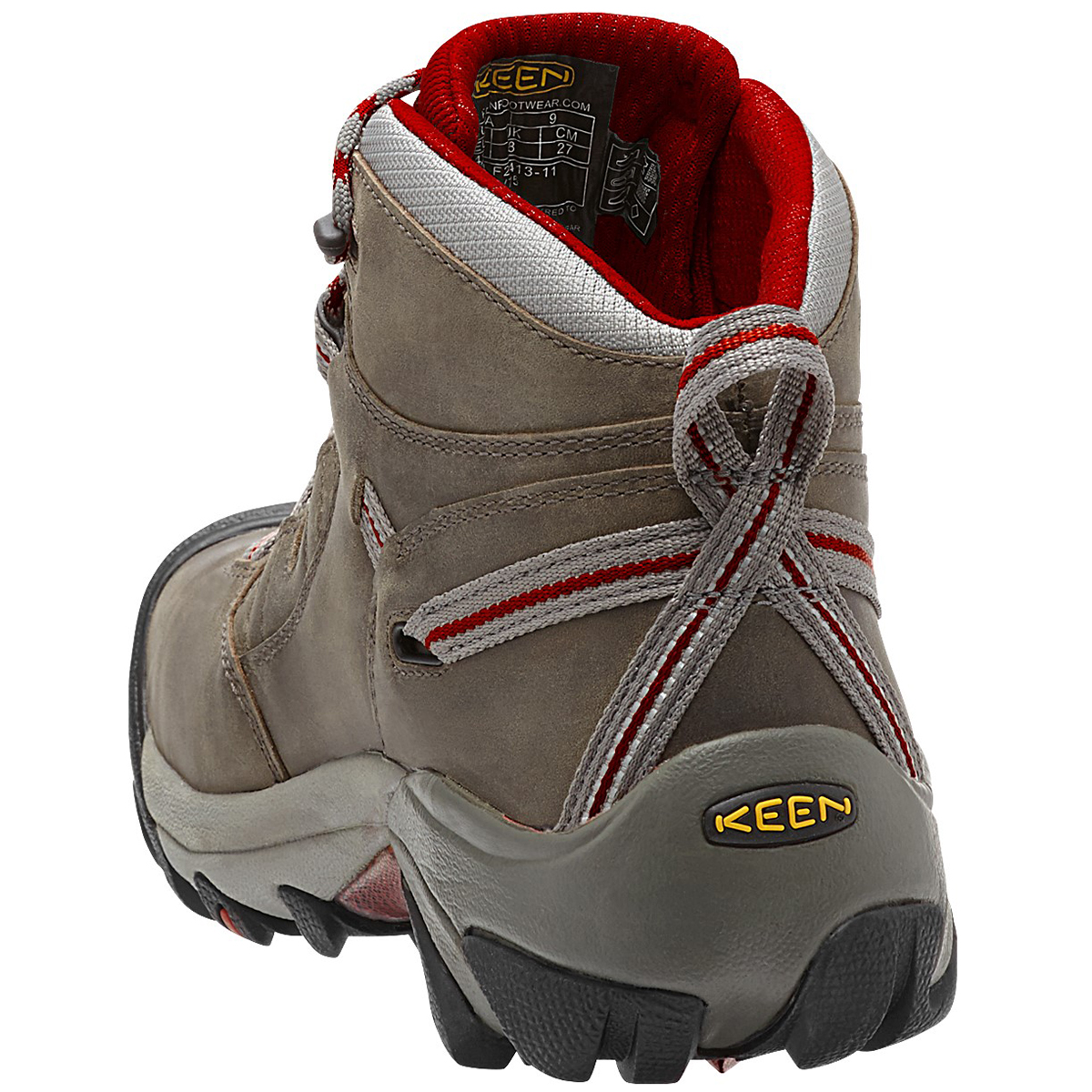 keen men's detroit mid waterproof steel toe work boots