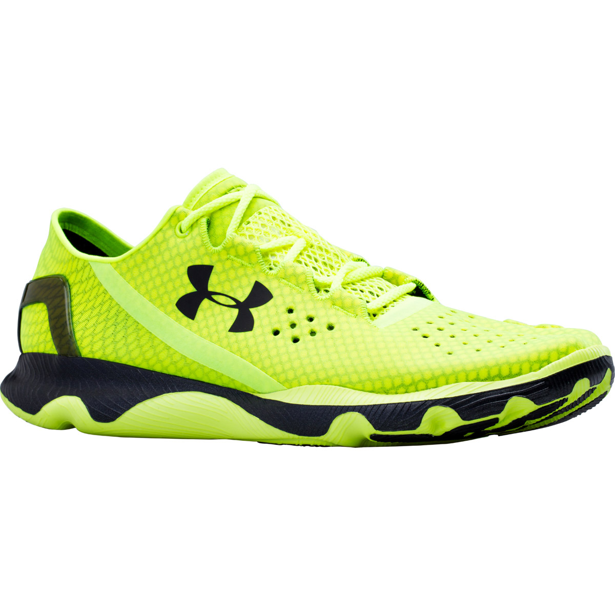 neon yellow under armour shoes