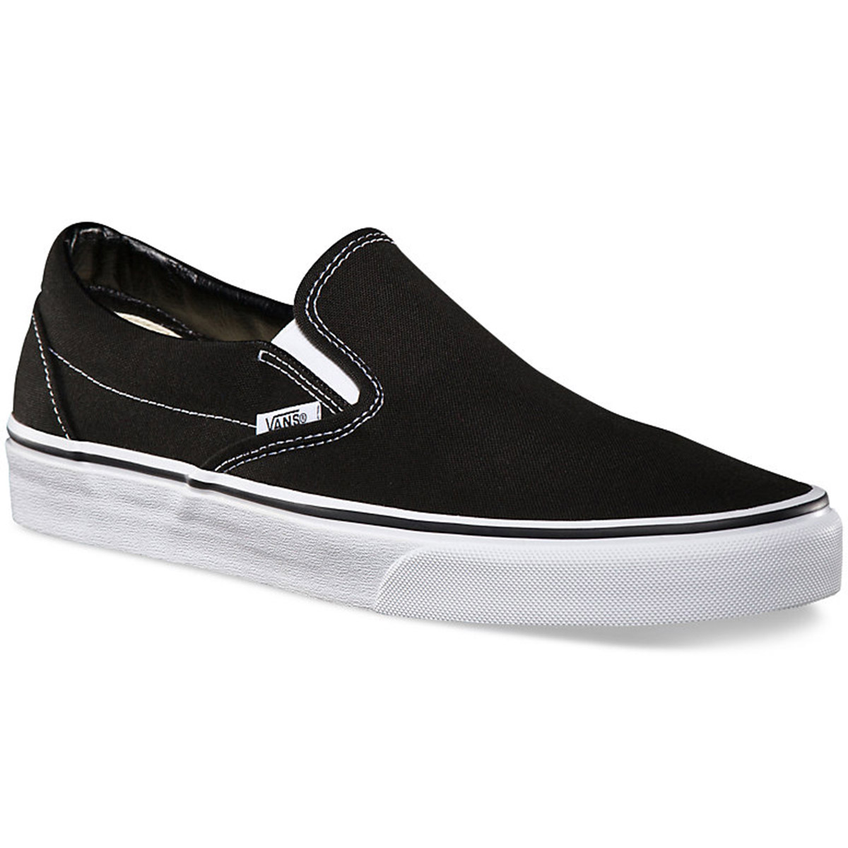 Vans Unisex Classic Slip-On Shoes - Black, 11.5