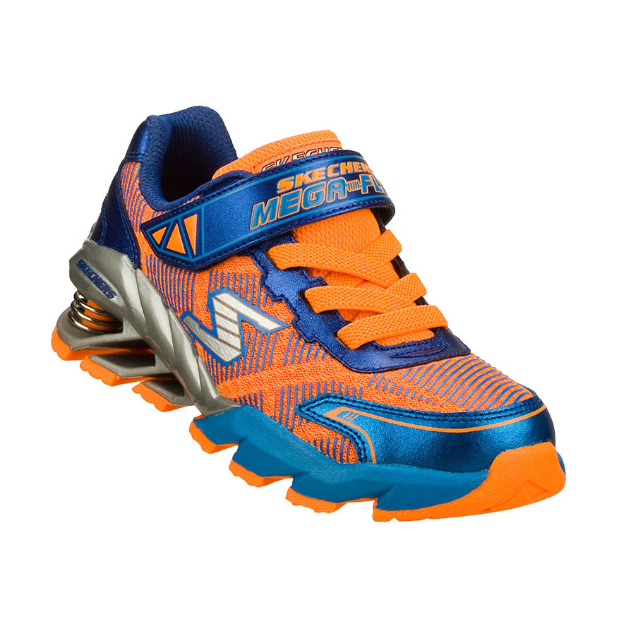 skechers blue and orange