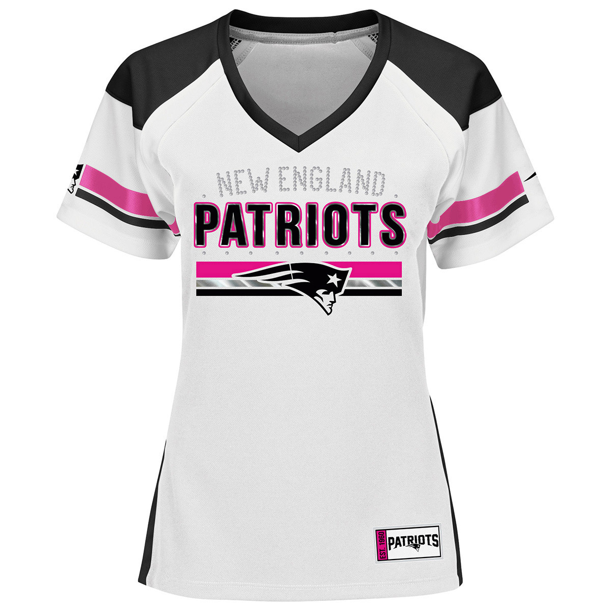 women's white patriots jersey