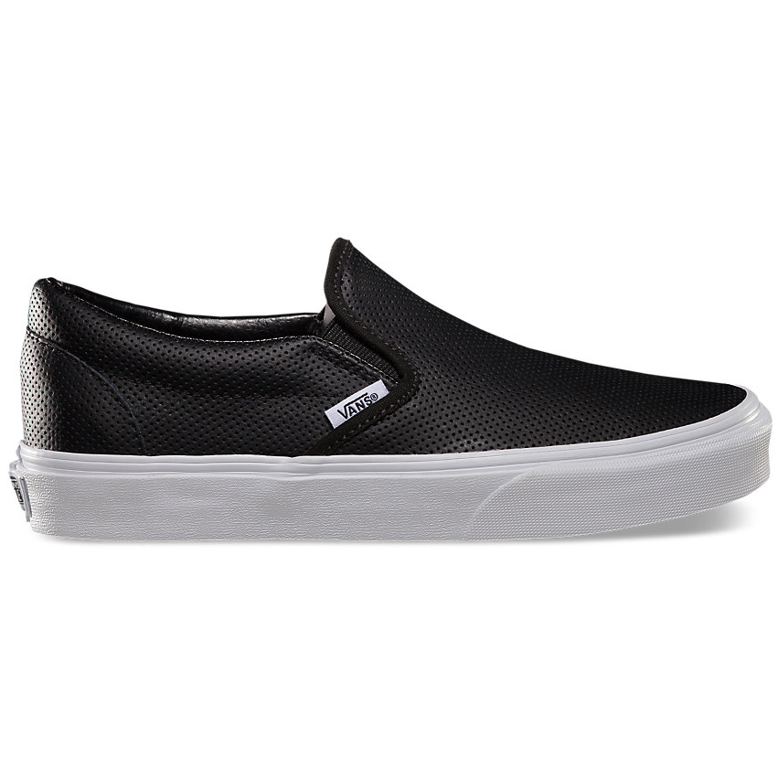 Vans Women's Slip On Sneaker - Black, M 6.5 / W 8