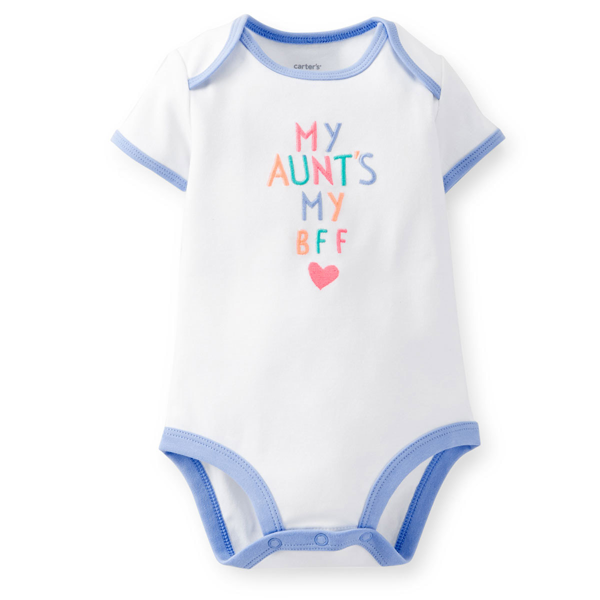 Carters Infant Girls' Bff Aunt Bodysuit - White, 3M