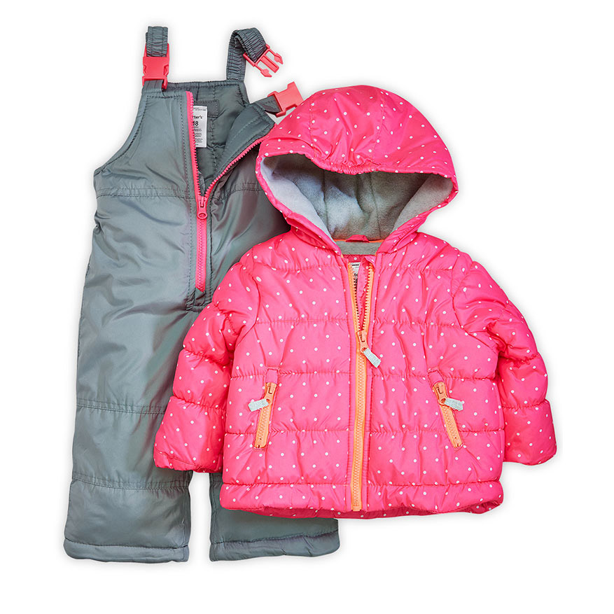 infant 2 piece snowsuit