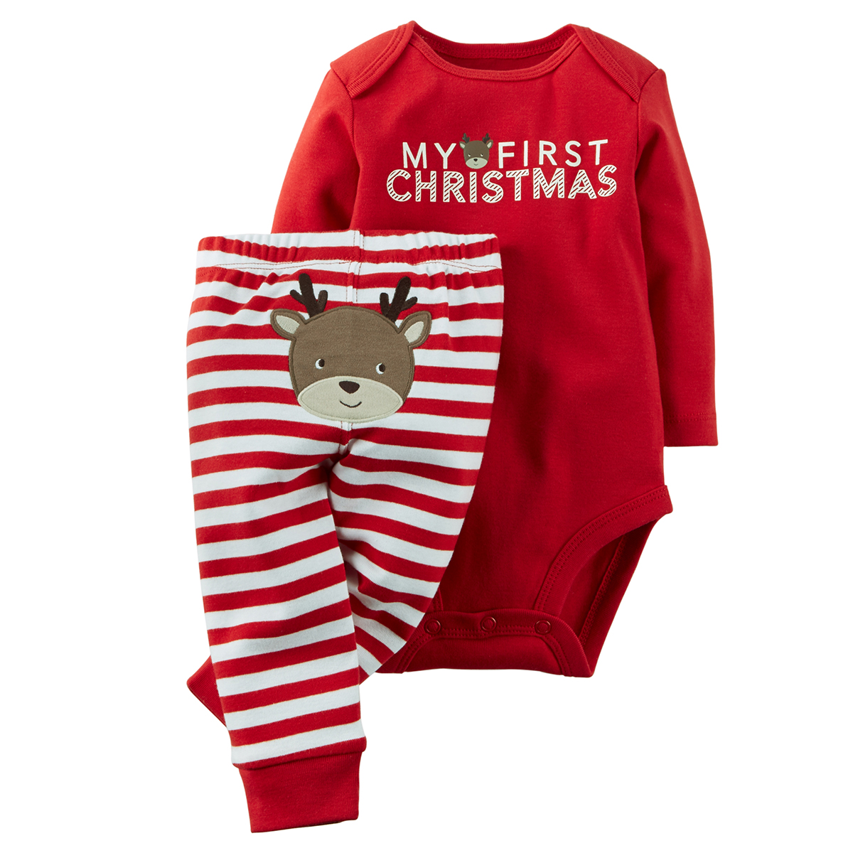 Carters Infant Boys' My First Christmas 2-Piece Set - Various Patterns, NB