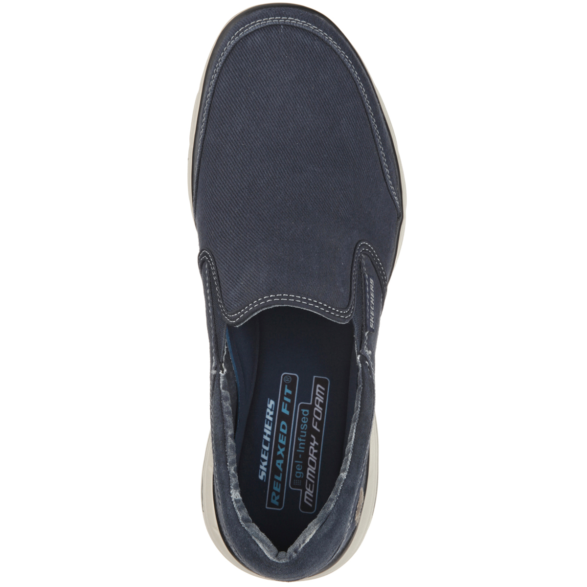 skechers relaxed fit gel infused memory foam men's shoes