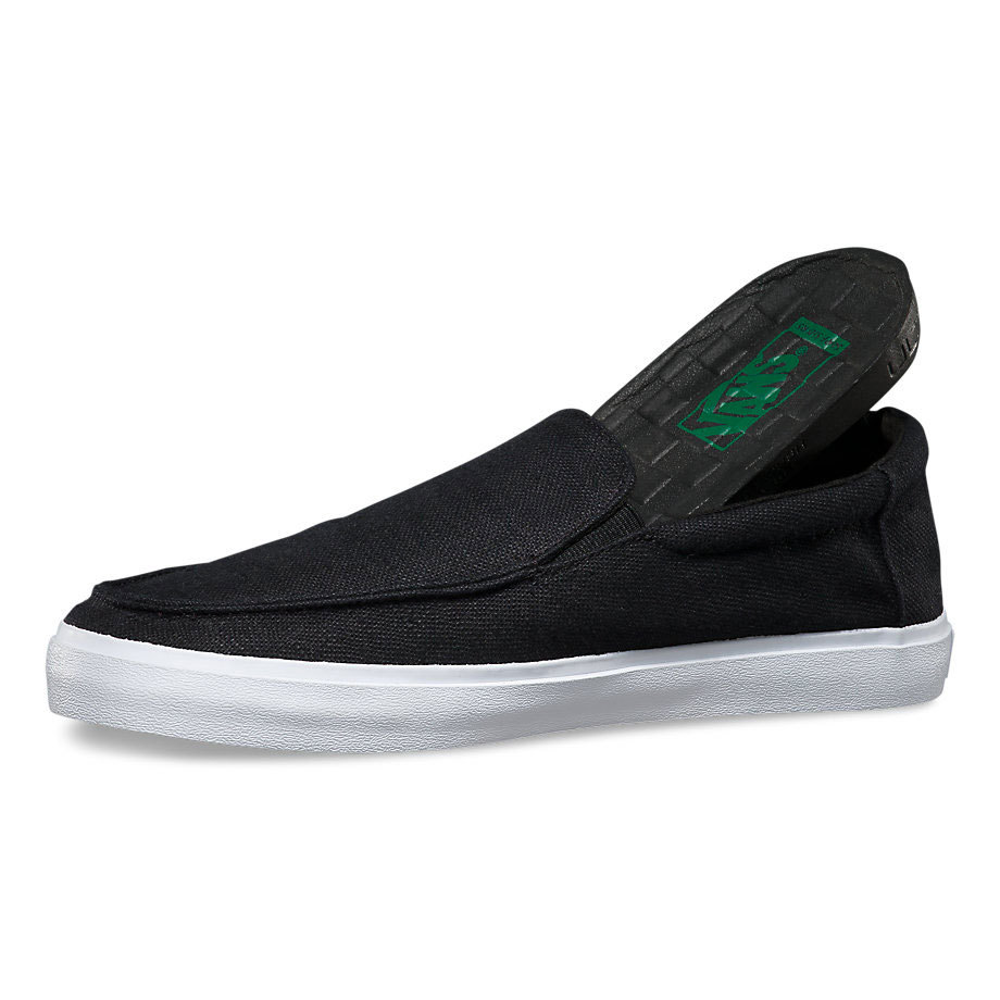 vans hemp slip on shoes