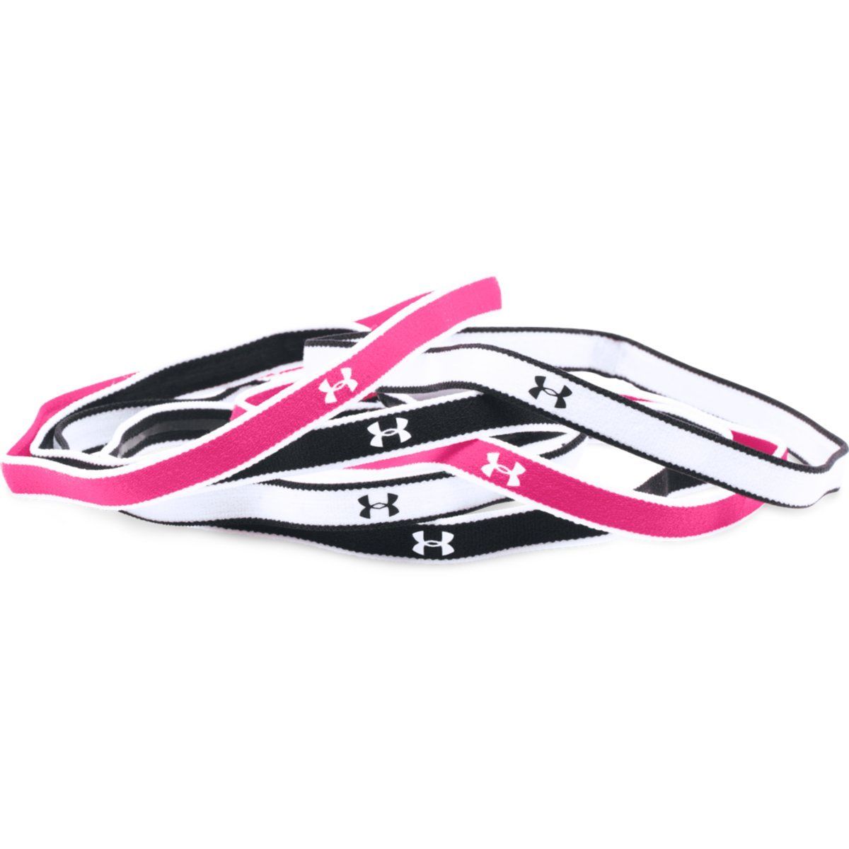 Under Armour Ua Women's Mini Headbands, 6-Pack, Black