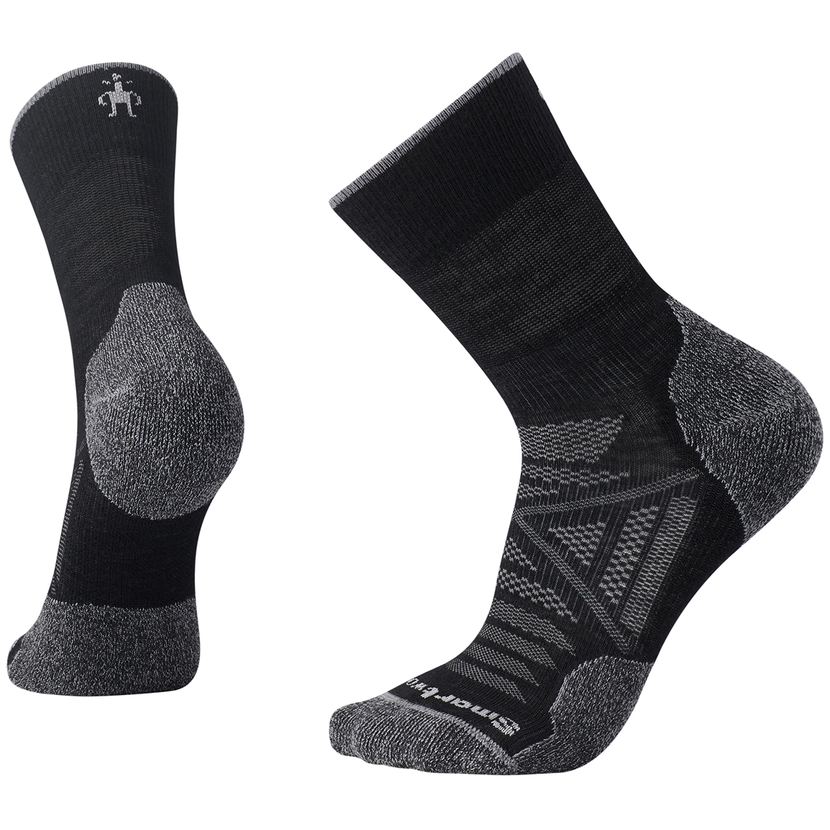 Smartwool Men's Phd Outdoor Light Mid Crew Socks - Black, XL