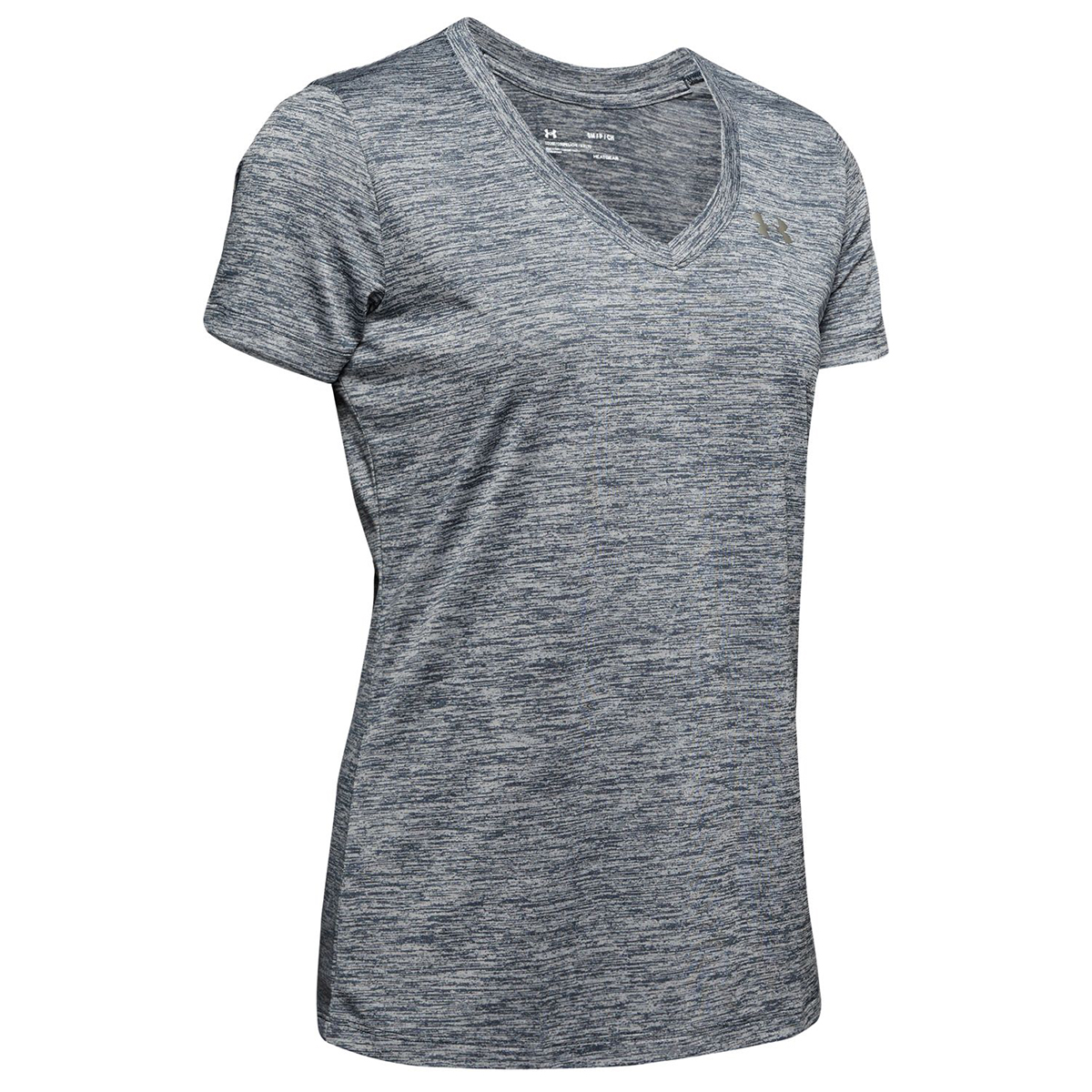 Under Armour Women's Tech Twist V-Neck Tee - White, S