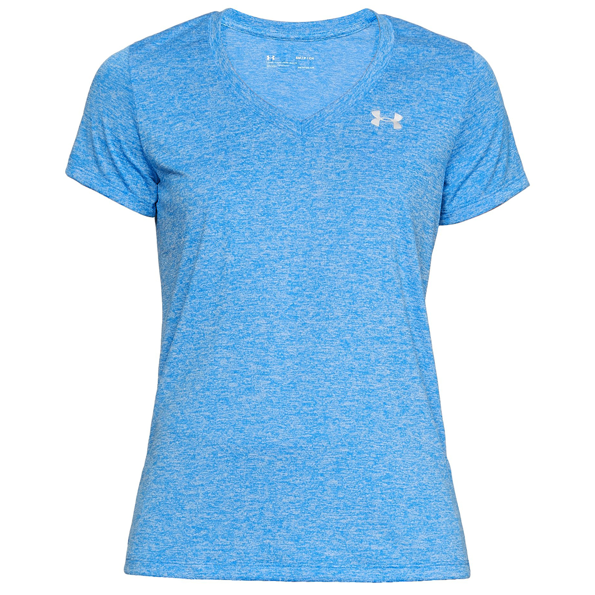 Under Armour Women's Tech Twist V-Neck Tee - Blue, M