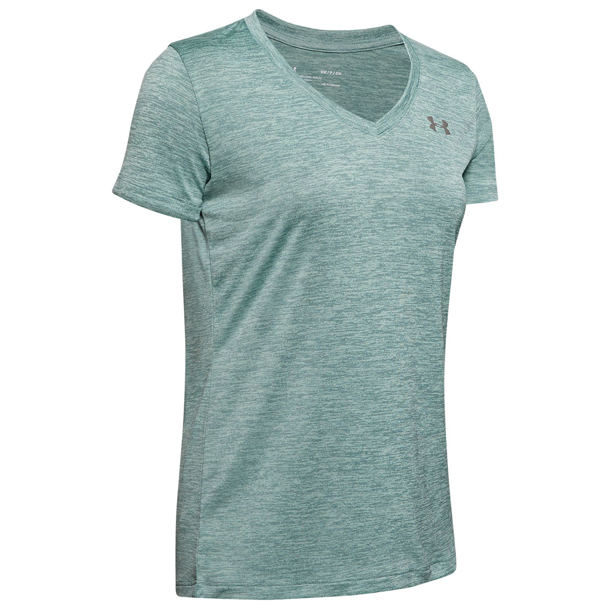 Under Armour Women's Tech Twist V-Neck Tee - Blue, XL