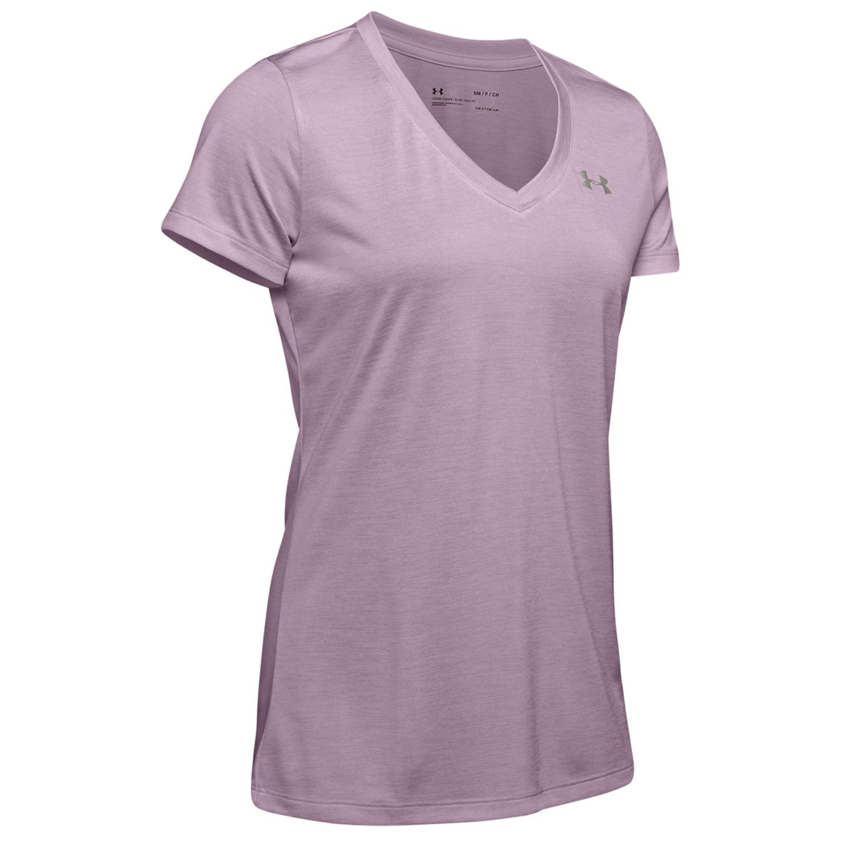 Under Armour Women's Tech Twist V-Neck Tee - Purple, S