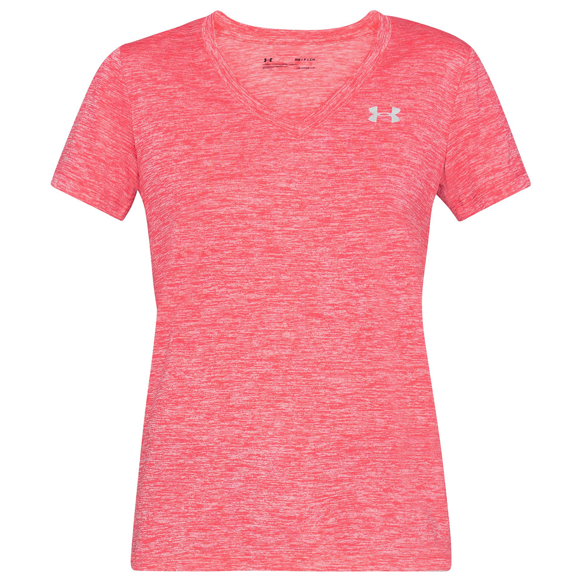 Under Armour Women's Tech Twist V-Neck Tee - Red, S