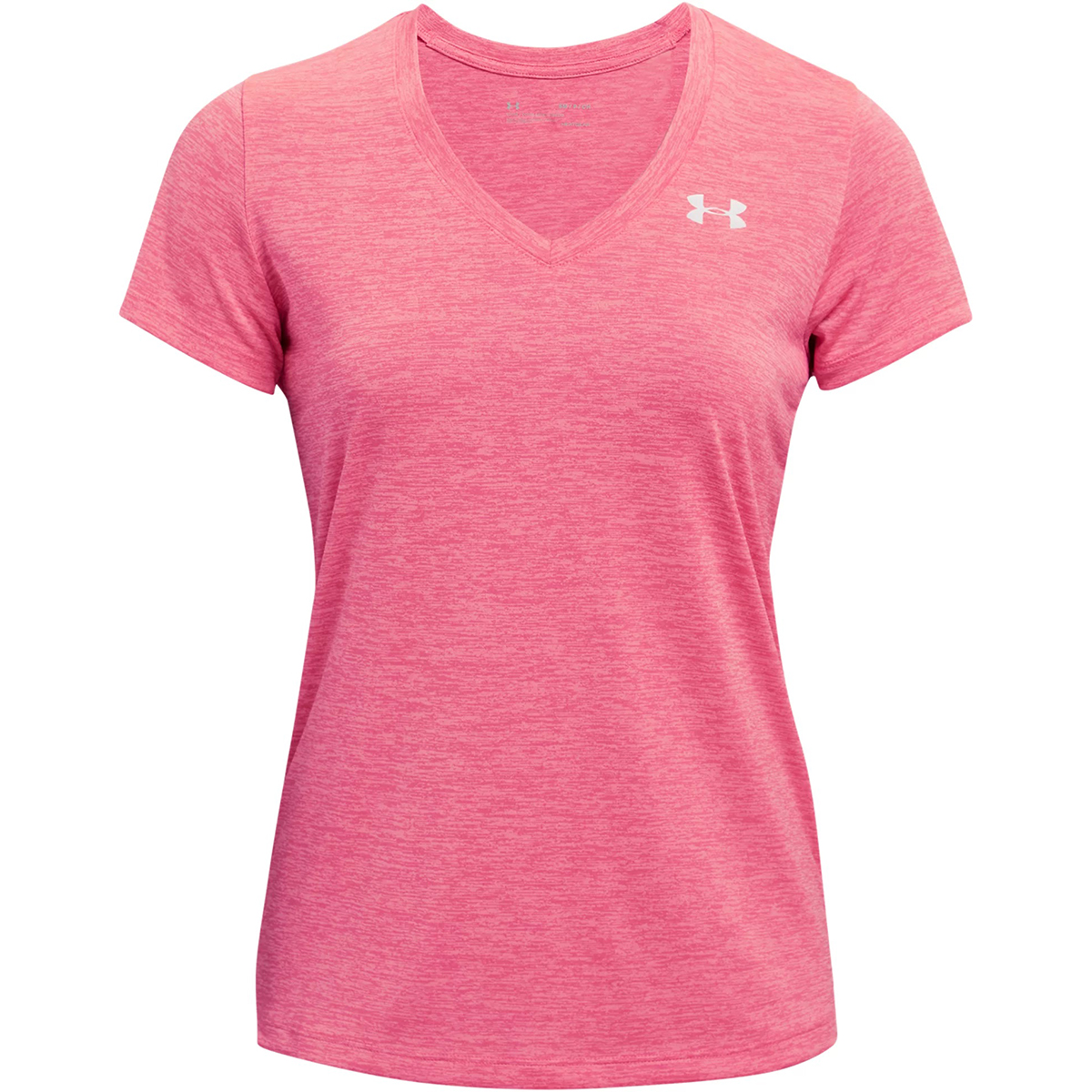 Under Armour Women's Tech Twist V-Neck Tee, Red