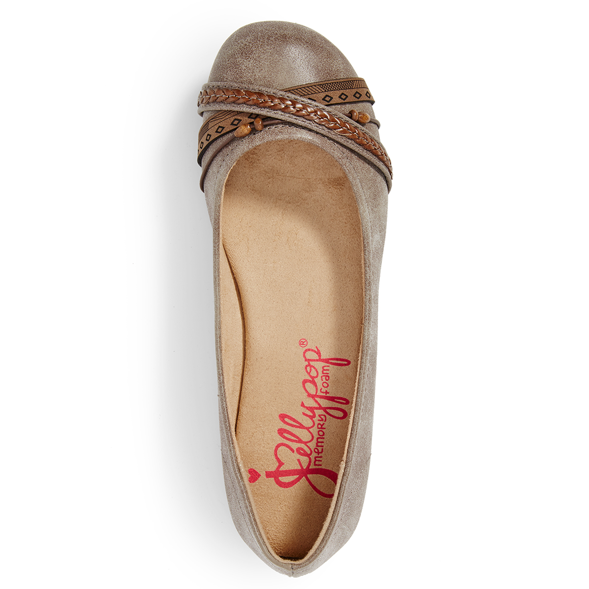 jellypop memory foam flats