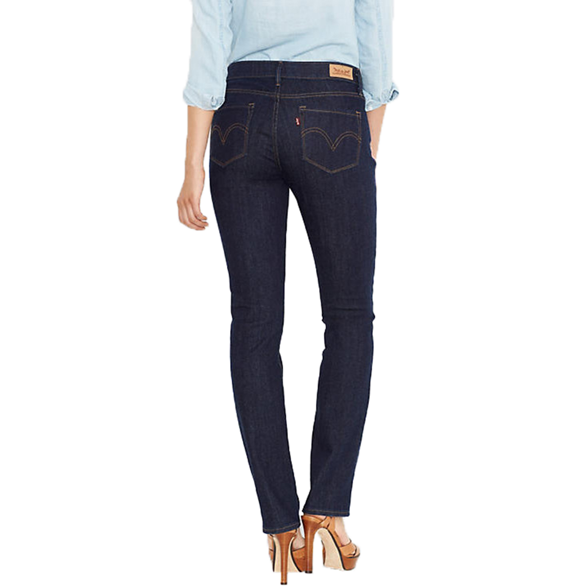 levi's women's 525 perfect waist straight jeans