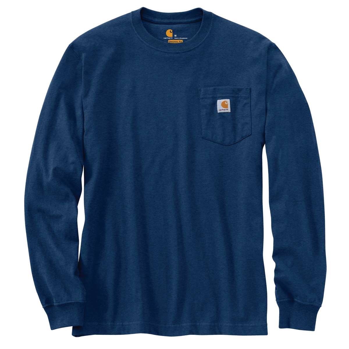 Carhartt Men's Workwear Pocket Long-Sleeve Tee - Blue, XL