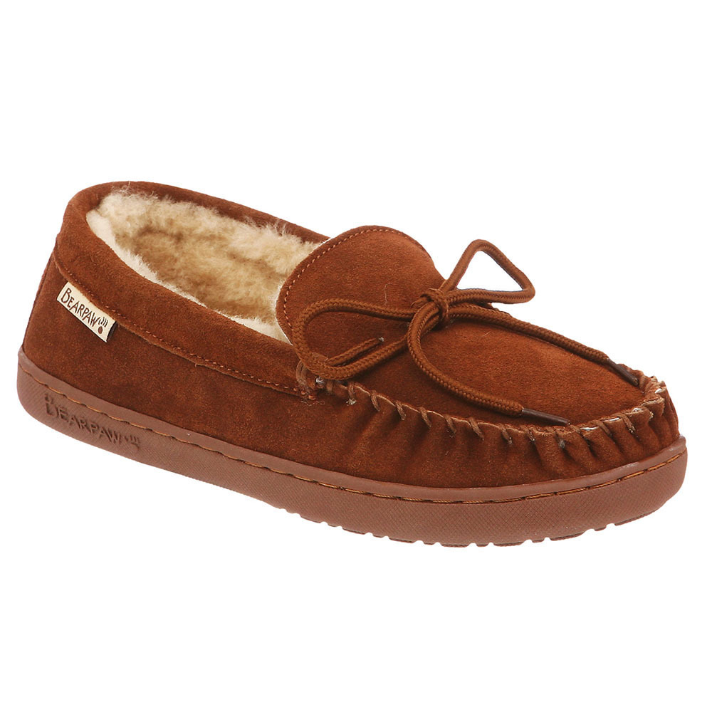 bearpaw moccasin slippers womens