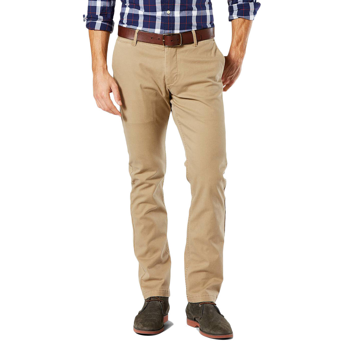 tapered khaki pants