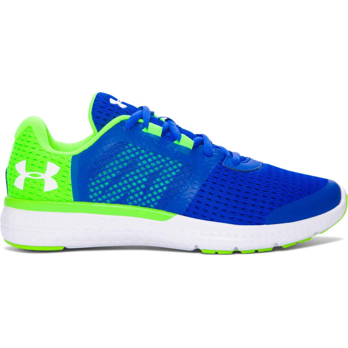 blue under armor shoes