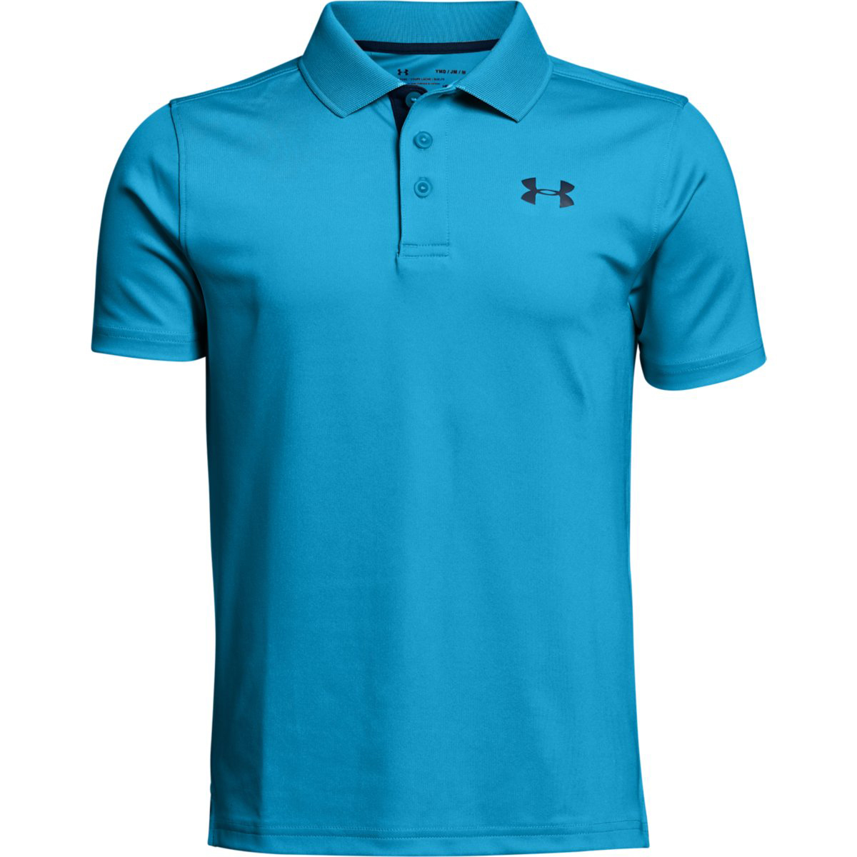 Under Armour Boys' Performance Polo Short-Sleeve Shirt - Blue, S