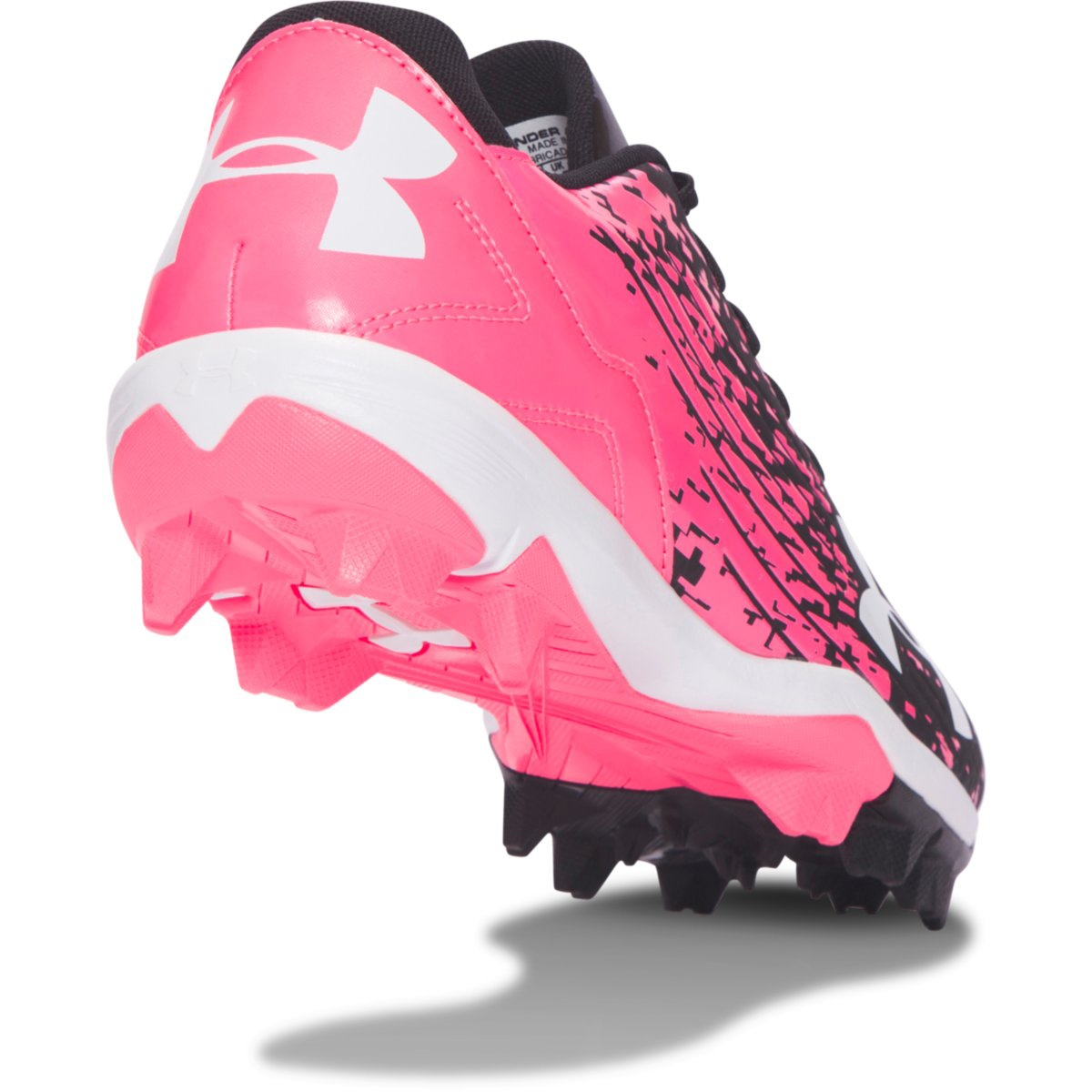 girls pink softball cleats