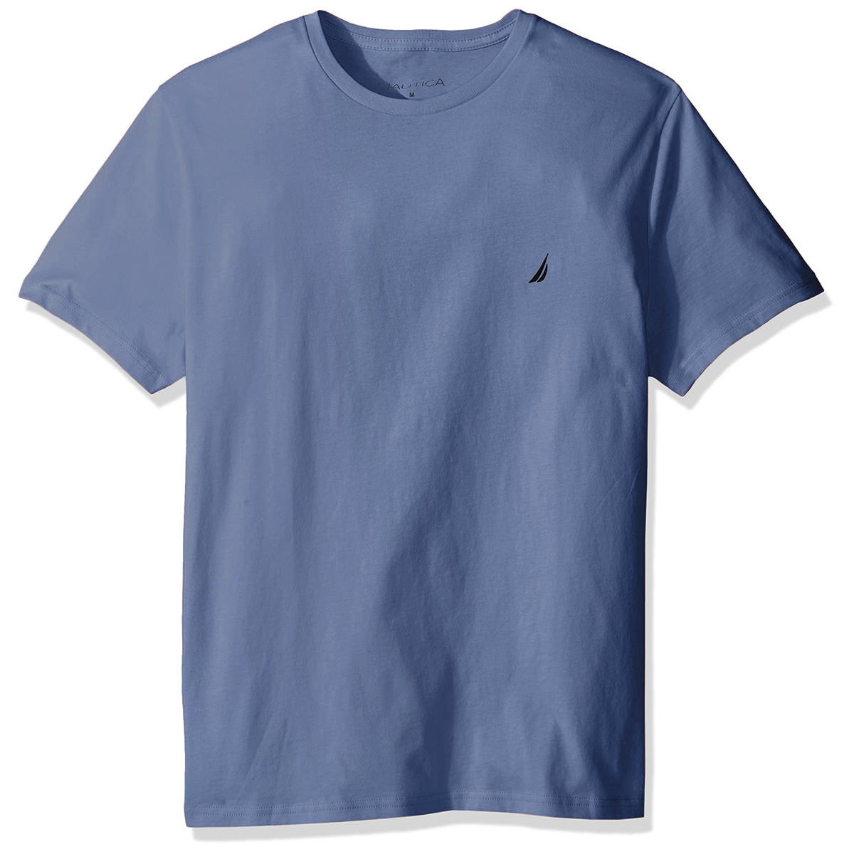 Nautica Men's Solid Short Sleeve Crewneck Tee - Blue, L