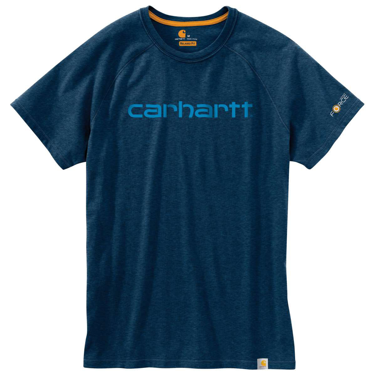 Carhartt Men's Force Cotton Delmont Graphic Short-Sleeve Tee - Blue, XXL