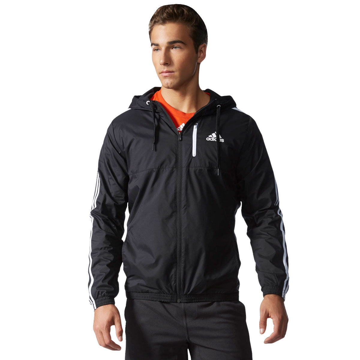 adidas men's essentials wind jacket