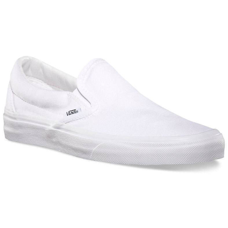 plain vans slip ons