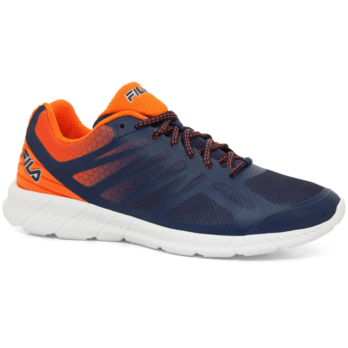 Running Shoes, Navy/Orange 