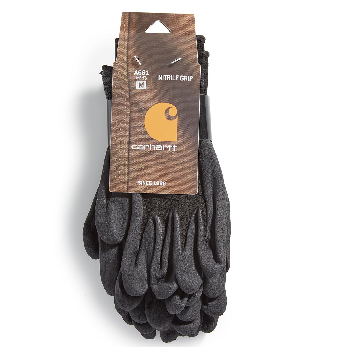 Carhartt Men's Dipped Gloves, 3 Pack - Black, M