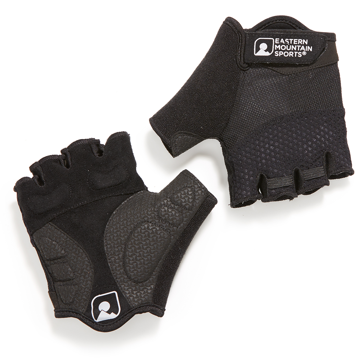 Ems Men's Half-Finger Gel Cycling Gloves - Black, XXL