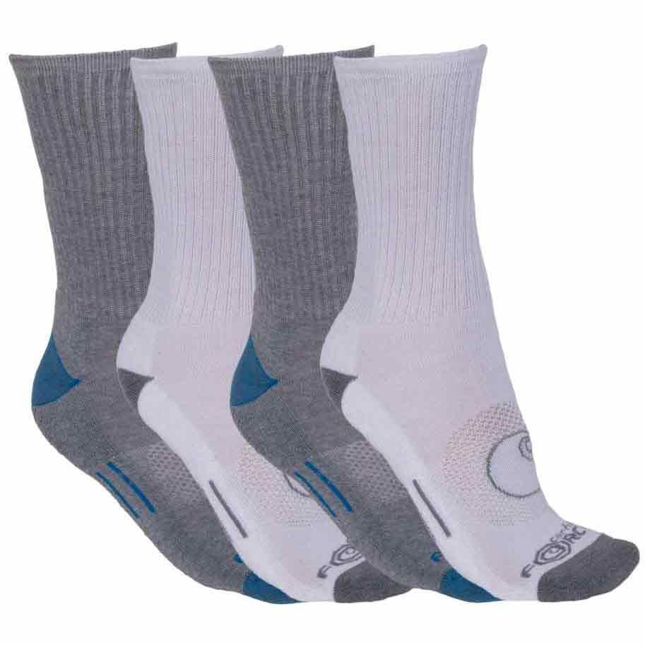 Carhartt Men's Forcea(R) Crew Socks, 4 Pack - White, L